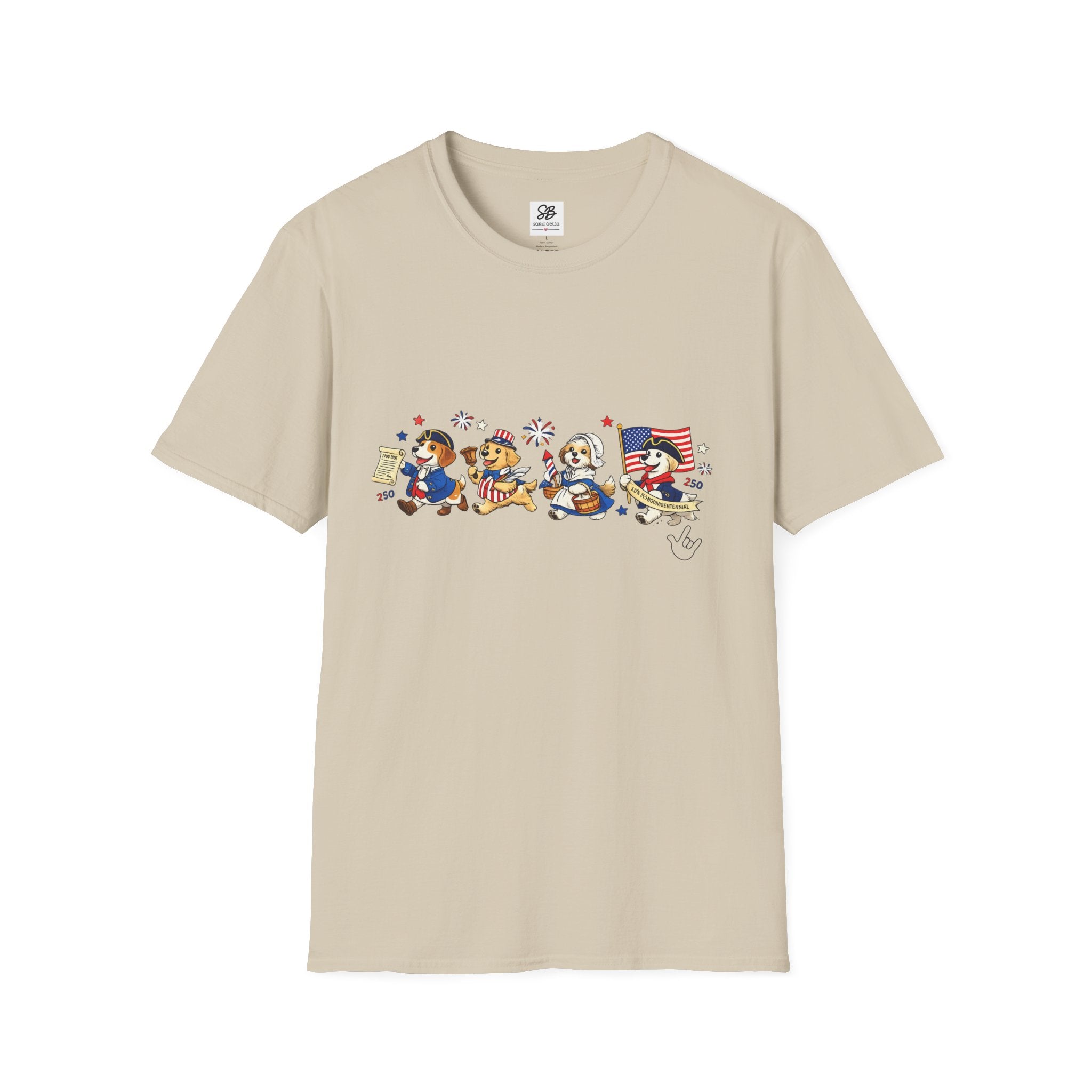 Patriotic Dogs Parade T-Shirt