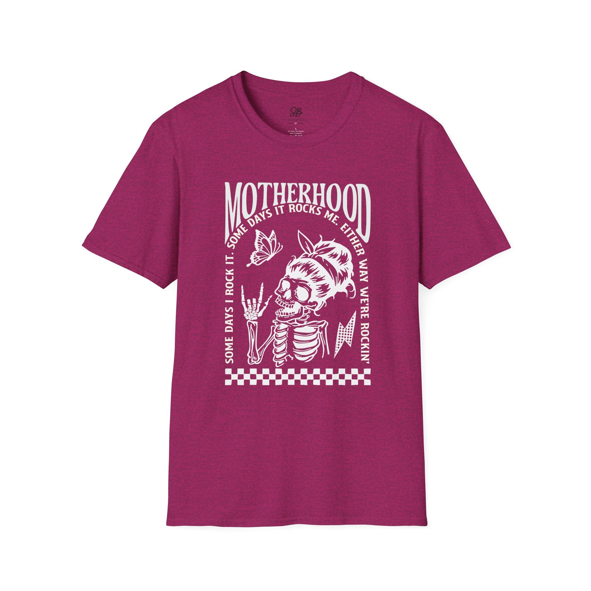 Motherhood I love you ASL - Unisex Softstyle T-Shirt