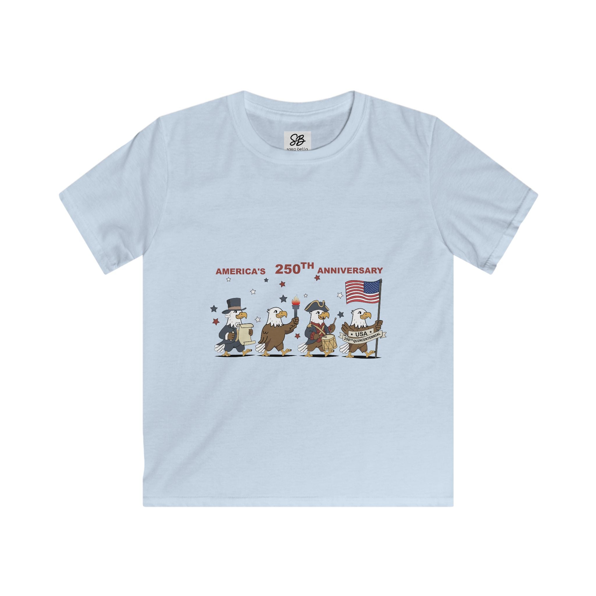 Kid Shirt — Patriotic Eagles Parade Shirt