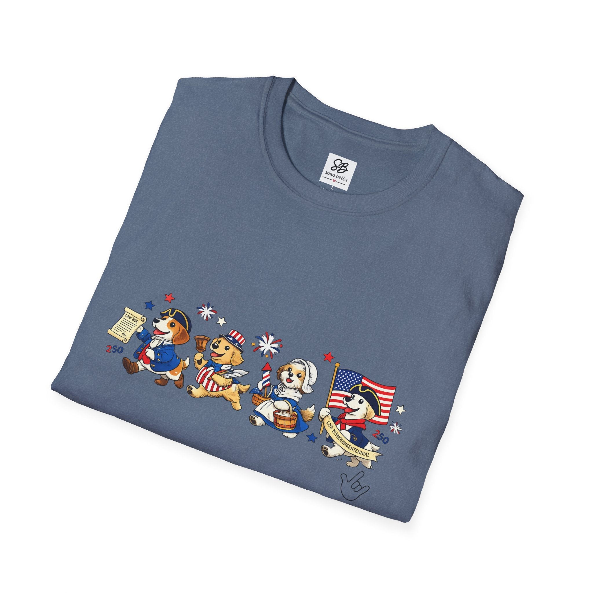 Patriotic Dogs Parade T-Shirt