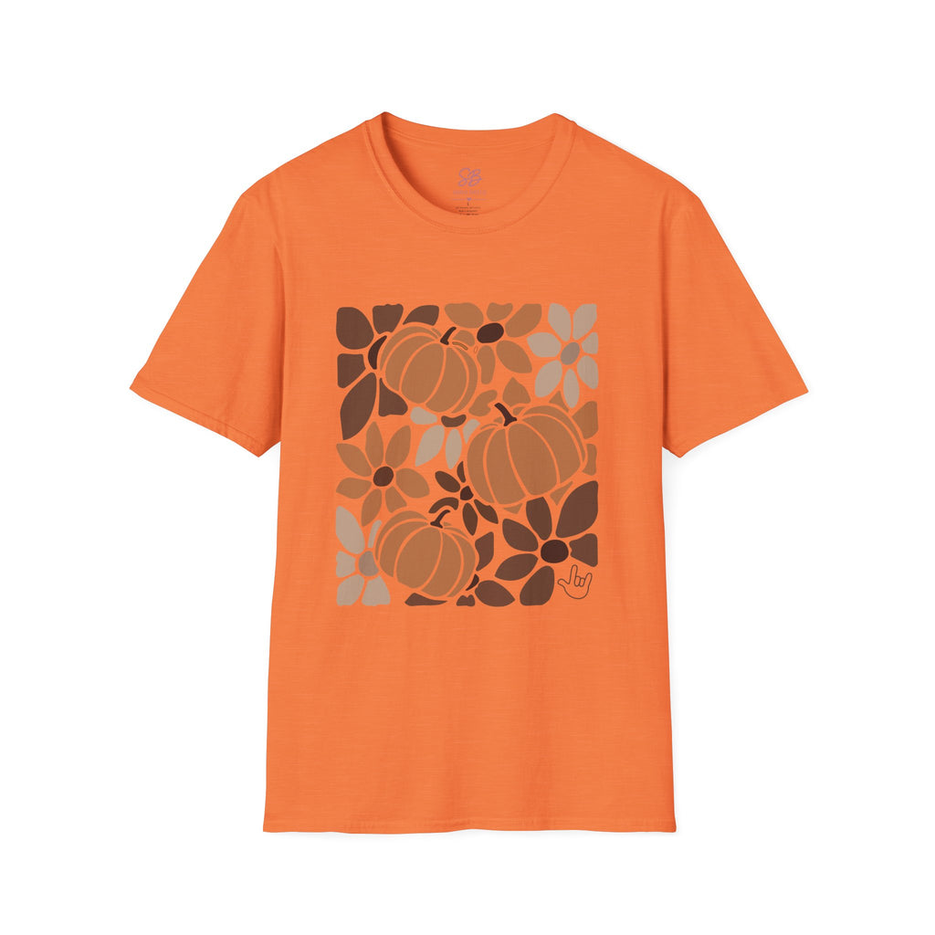 Fall Leaves & Pumpkins Hobo - T-Shirt