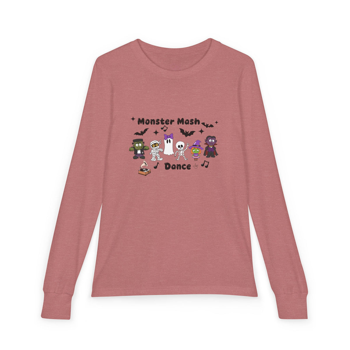 Monster Mash Dance of Halloween Character Crew - Kid Long Sleeve Shirt