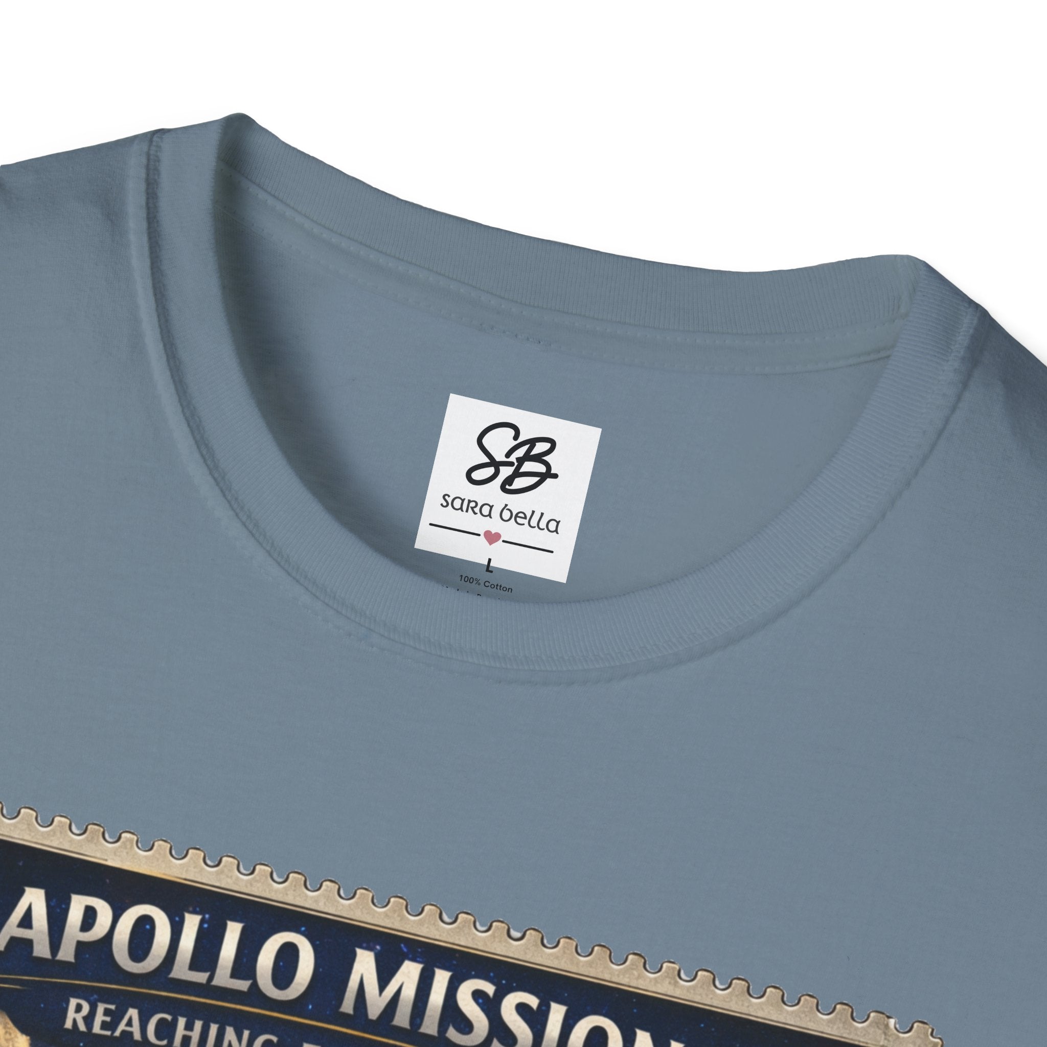Apollo Missions  'Space Exploration' Vintage Stamp T-Shirt