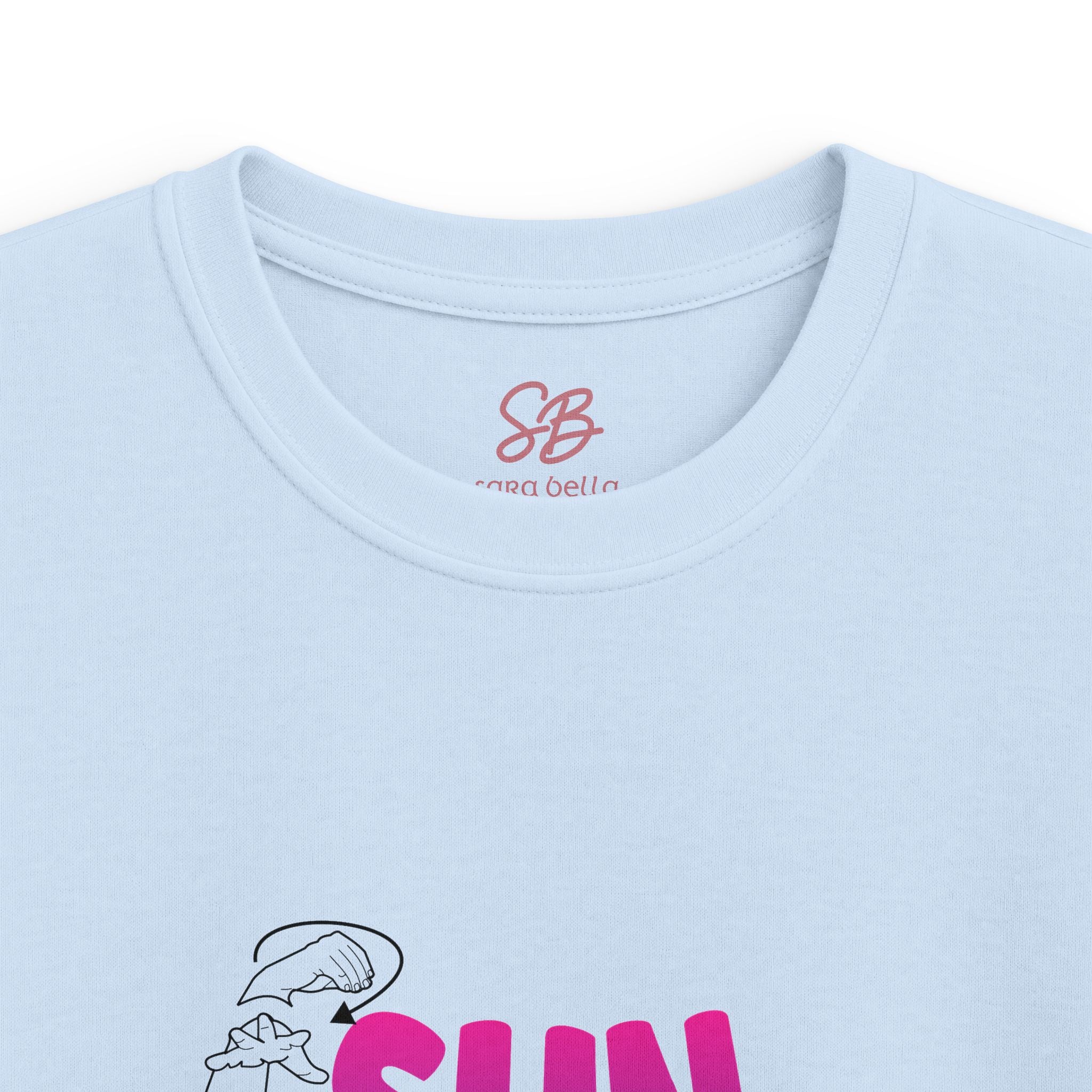 Kids Shirt - "Sun, Salt & Sand" in American Sign Language -  Kid Shirt