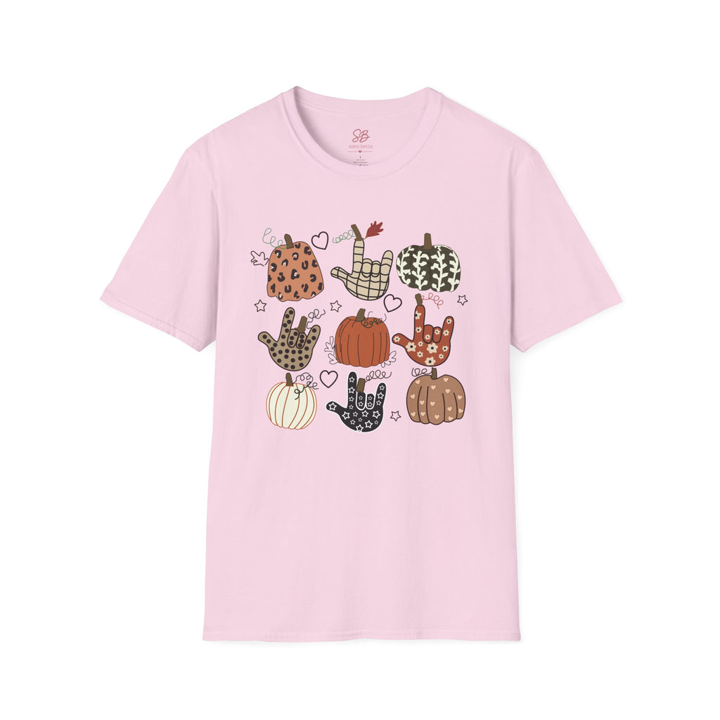 ASL Pumpkins Tic-Tac-Toe - T-Shirt