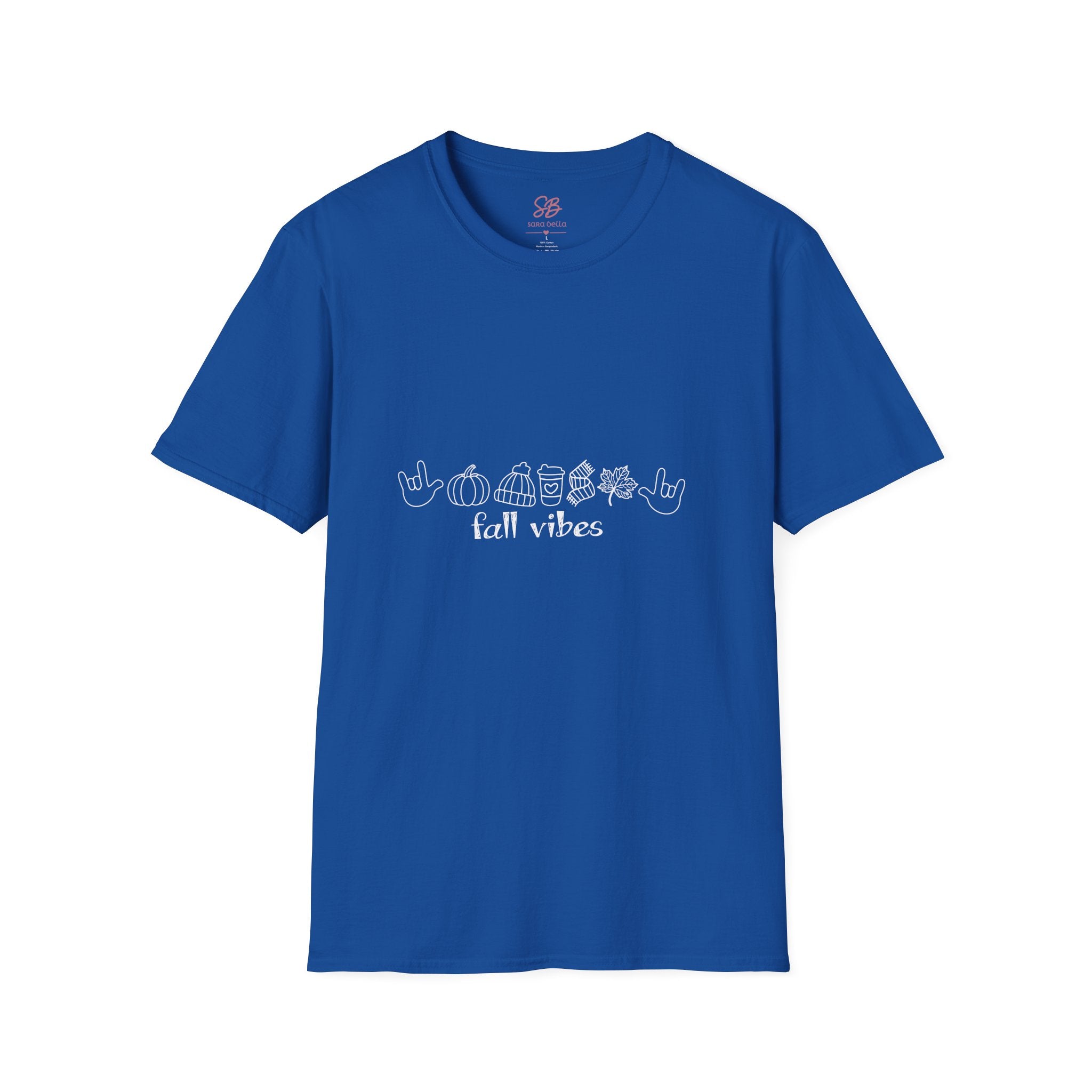 Fall Vibes with I Love you American Sign Language, ASL  - T-Shirt