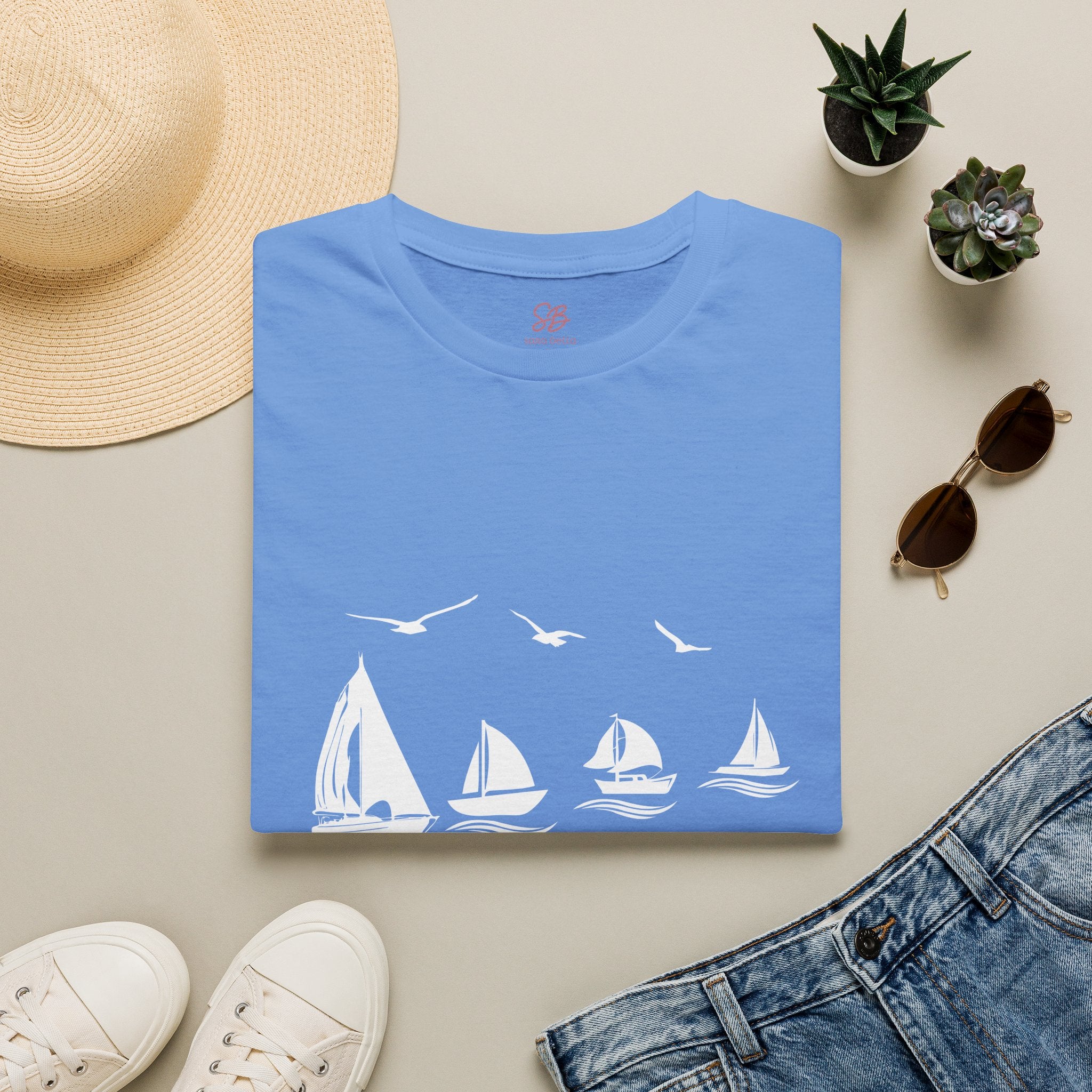 "Life is better with the wind in your sails" - Shirt