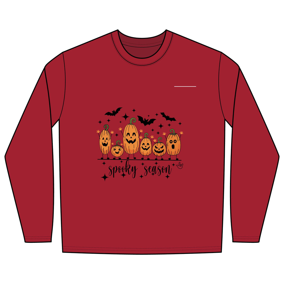 Halloween Pumpkins Spooky Season - Long Sleeve T-Shirt
