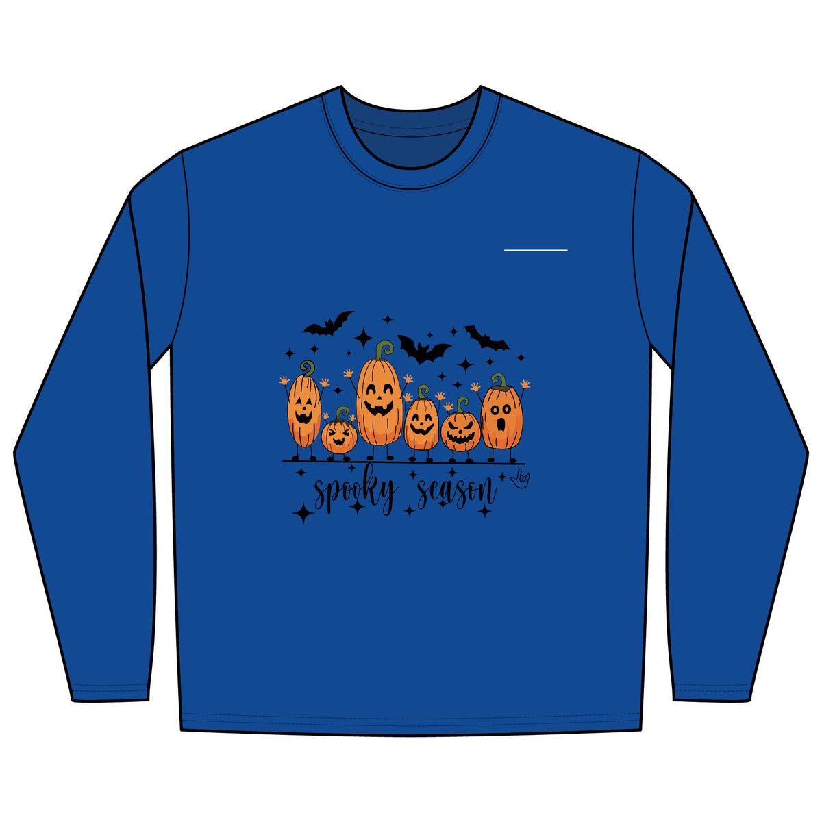 Halloween Pumpkins Spooky Season - Long Sleeve T-Shirt