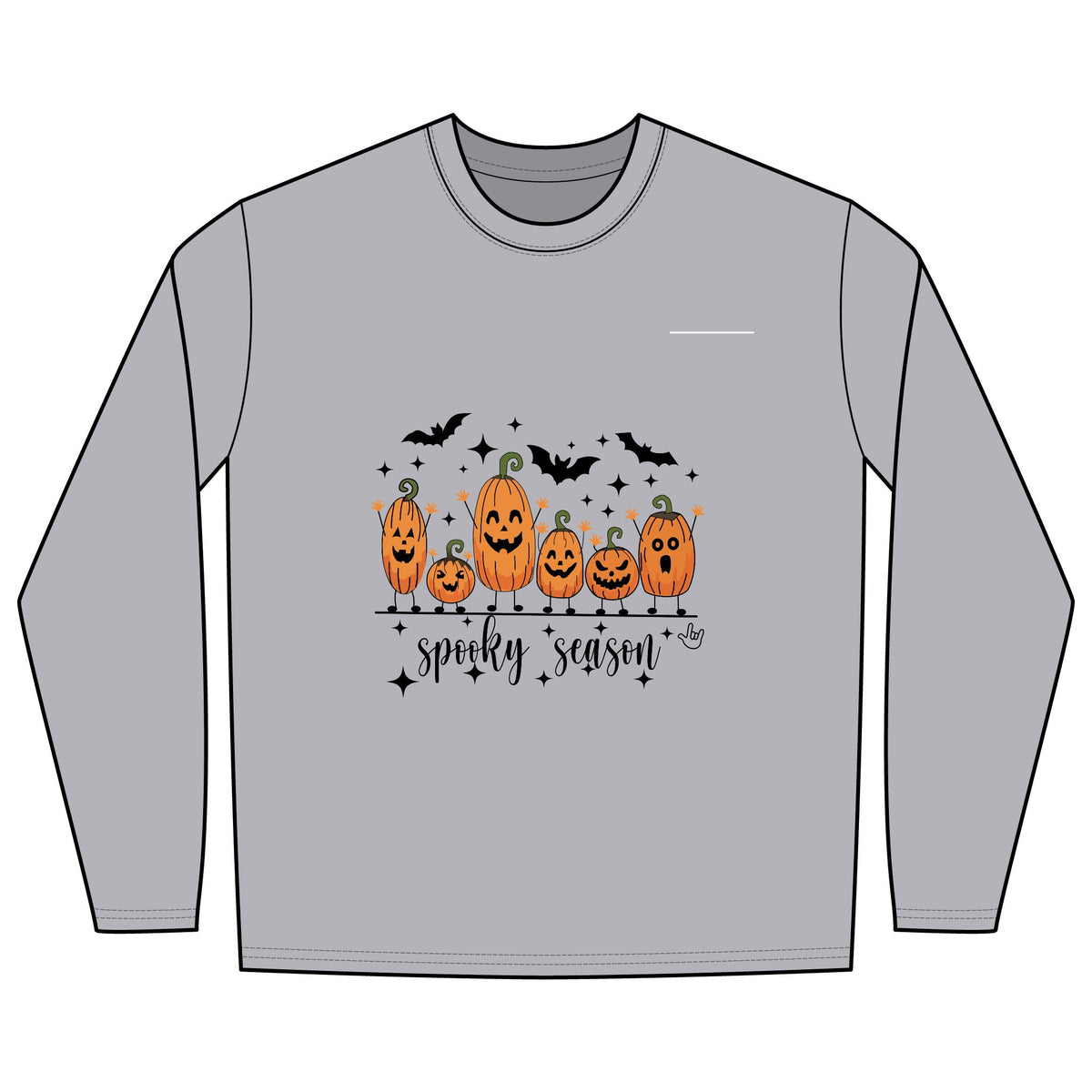 Halloween Pumpkins Spooky Season - Long Sleeve T-Shirt