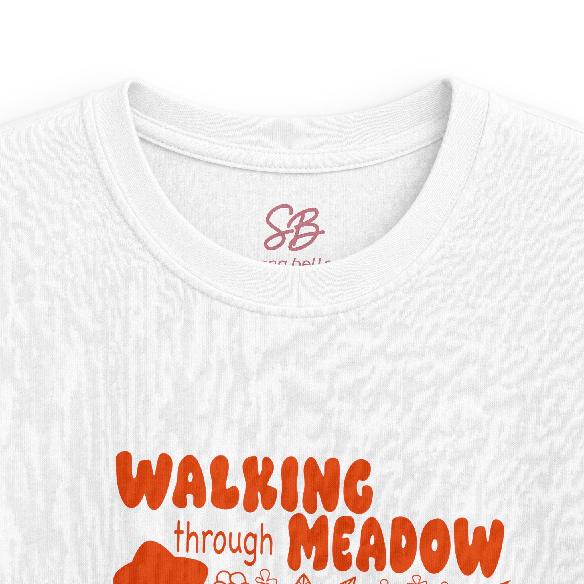 Walking Through Meadow Sunflowers - Kid T-Shirt