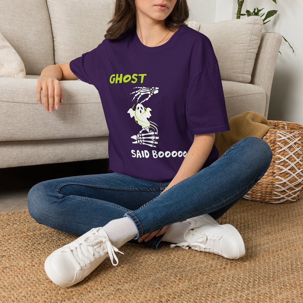 Ghost Said Boooooo in ASL -  T-Shirt