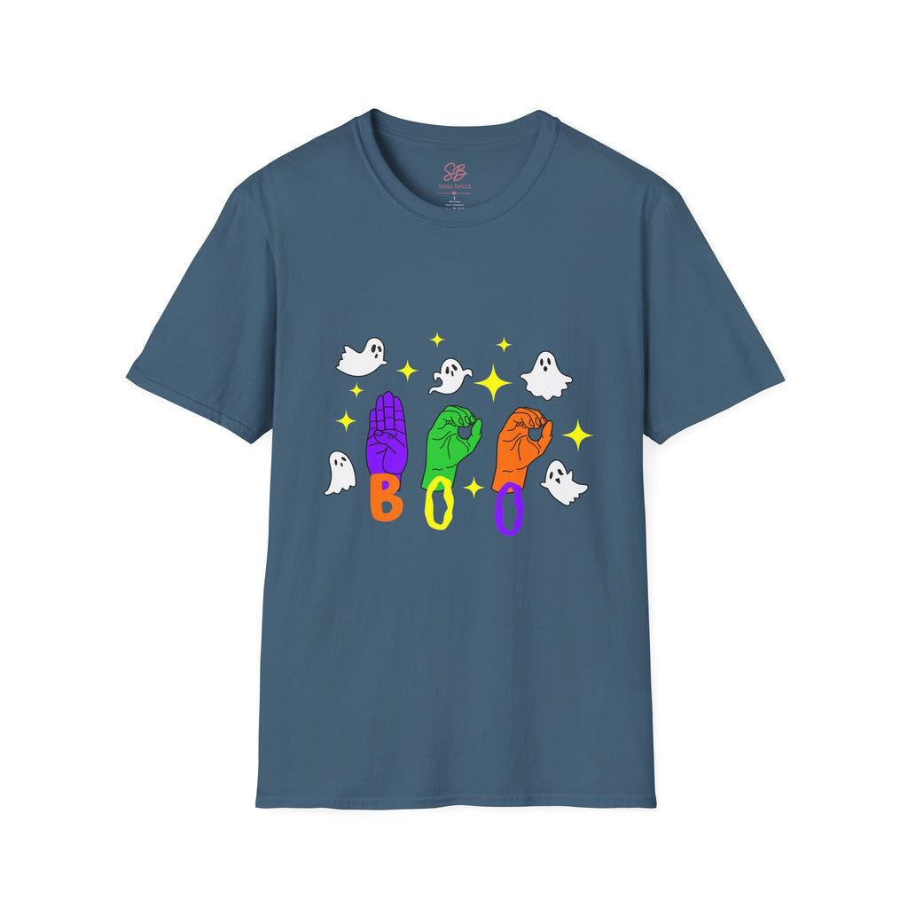 Ghosts "BOO" in ASL - T-Shirt