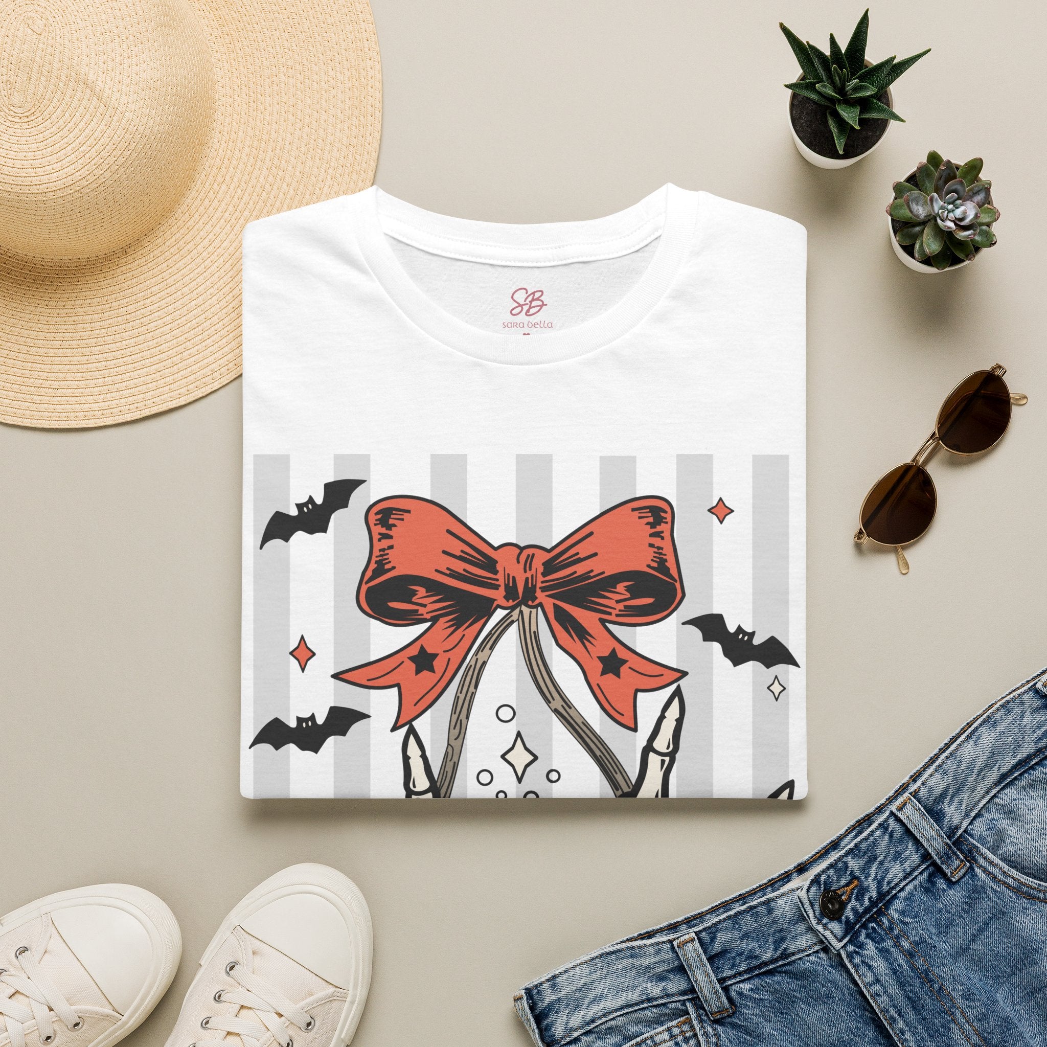 Spooky Skeleton "I Love you" ASL T-Shirt