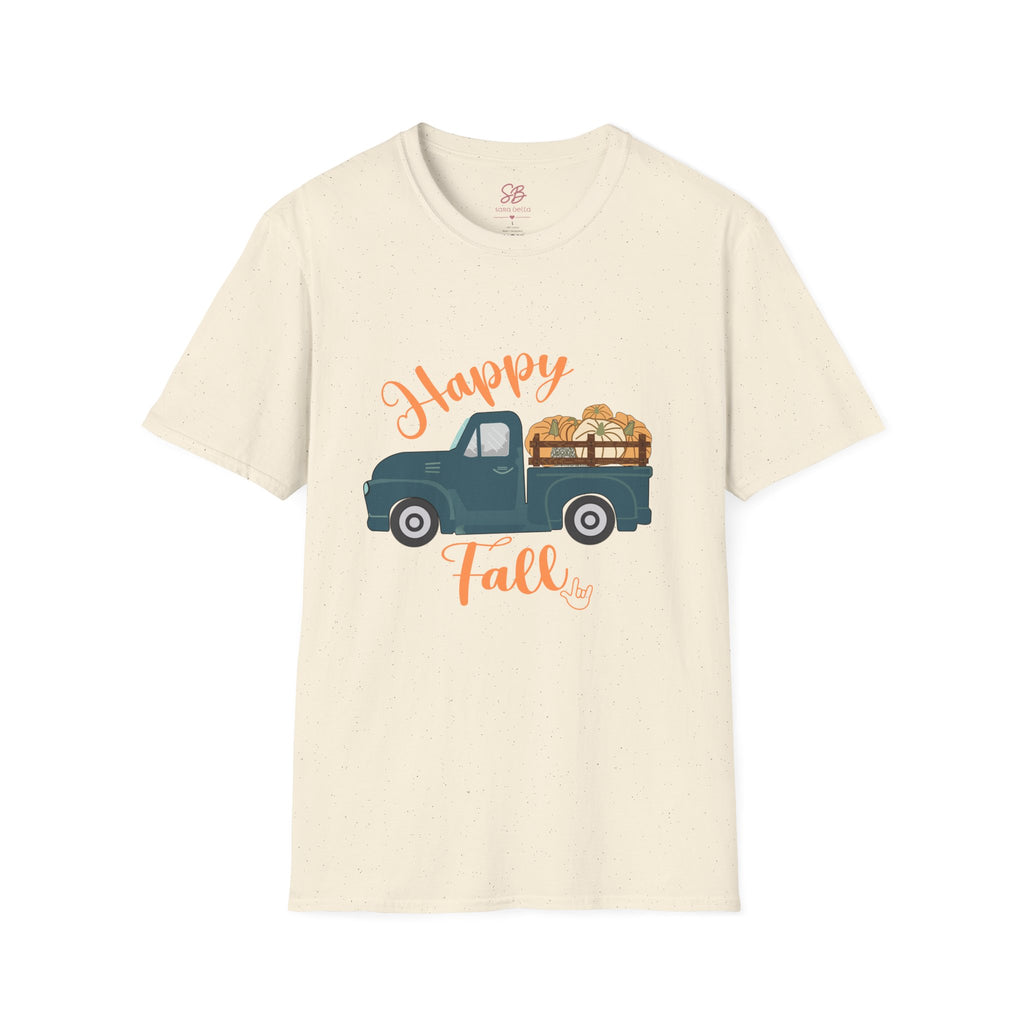 Happy Fall Vintage Truck  - T-Shirt