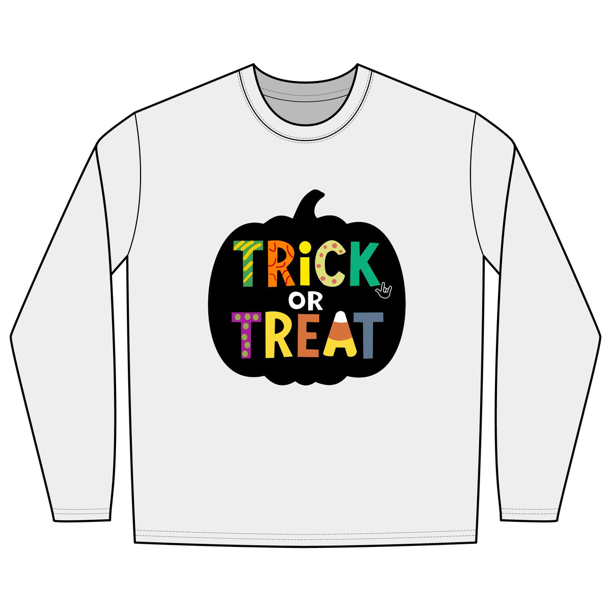 Trick or Treat Pumpkin - Long Sleeve Tee