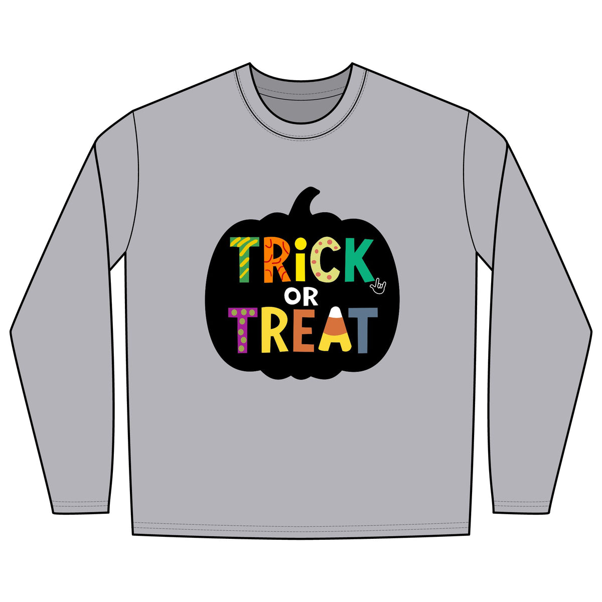 Trick or Treat Pumpkin - Long Sleeve Tee