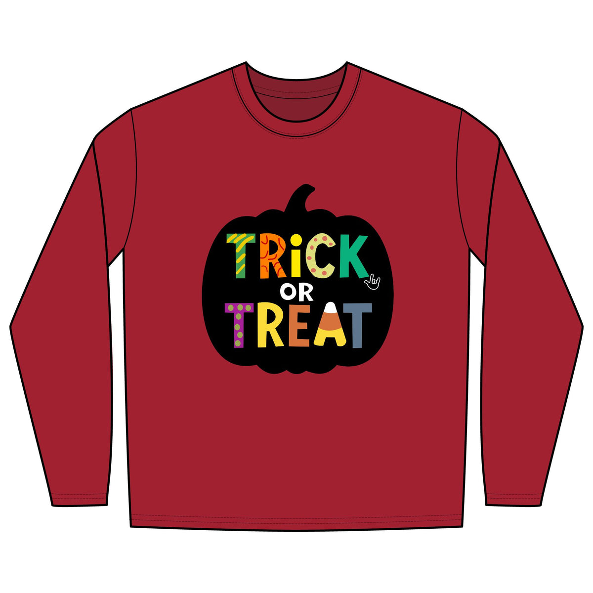 Trick or Treat Pumpkin - Long Sleeve Tee