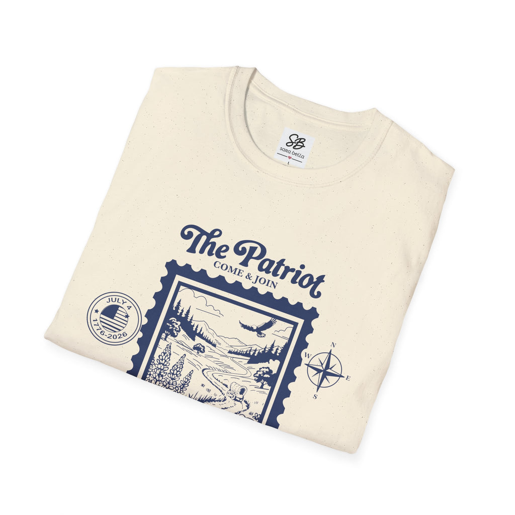 The Patriot Vintage America 250th Stamp Design Shirt