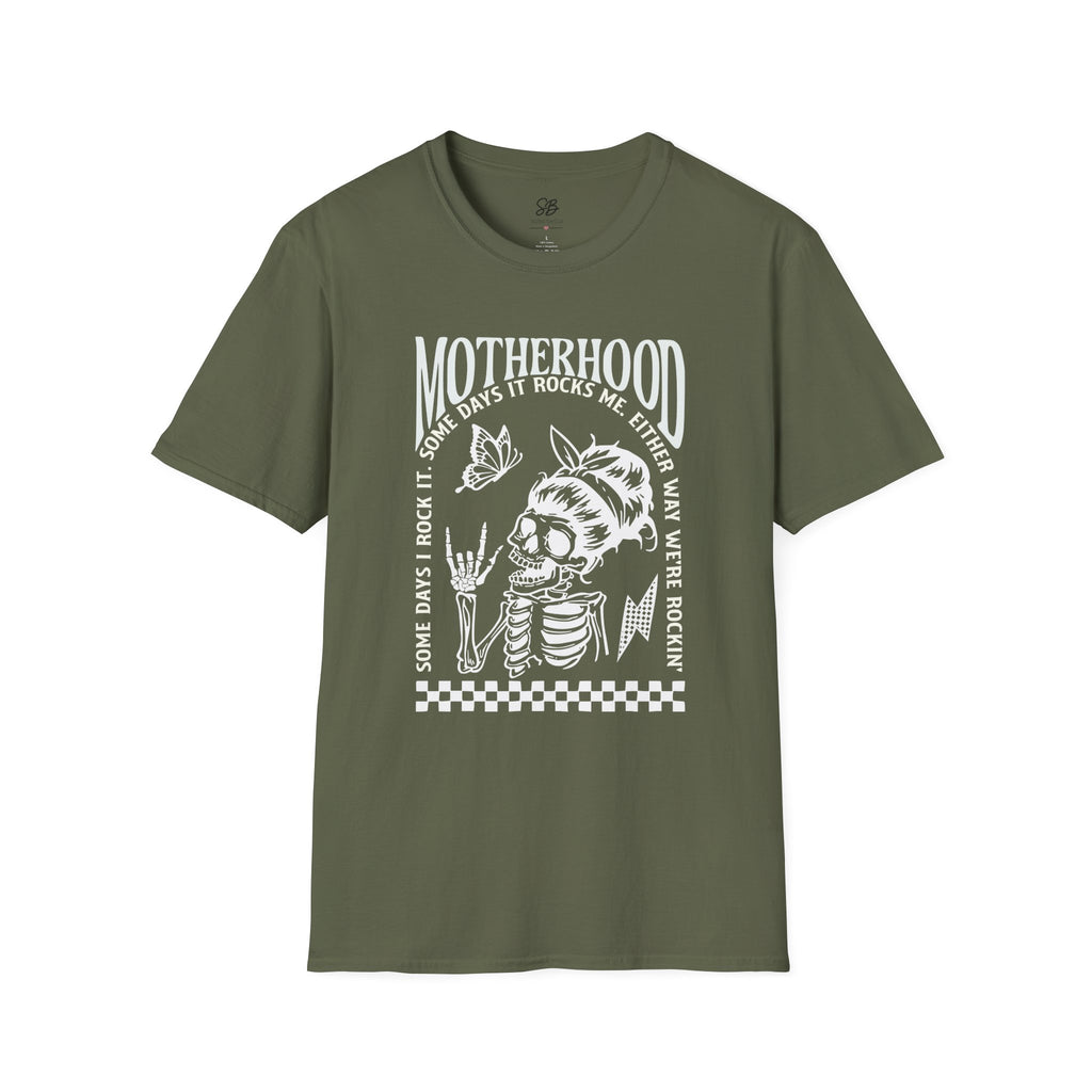 Motherhood I love you ASL - Unisex Softstyle T-Shirt