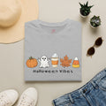 Halloween Vibes with Ghost saying "I love you" in ASL - T-Shirt