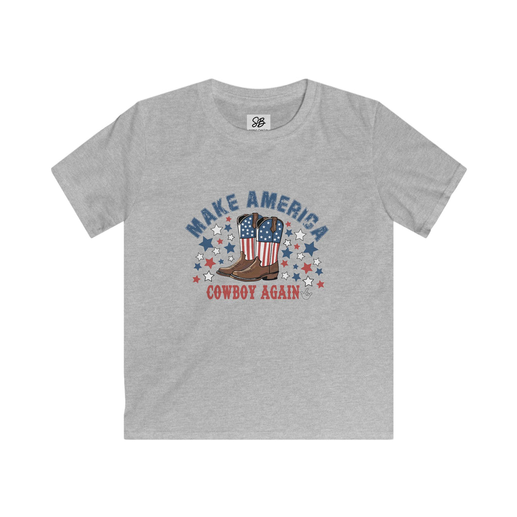 Kid Shirt - Make America Cowboy Again Shirt