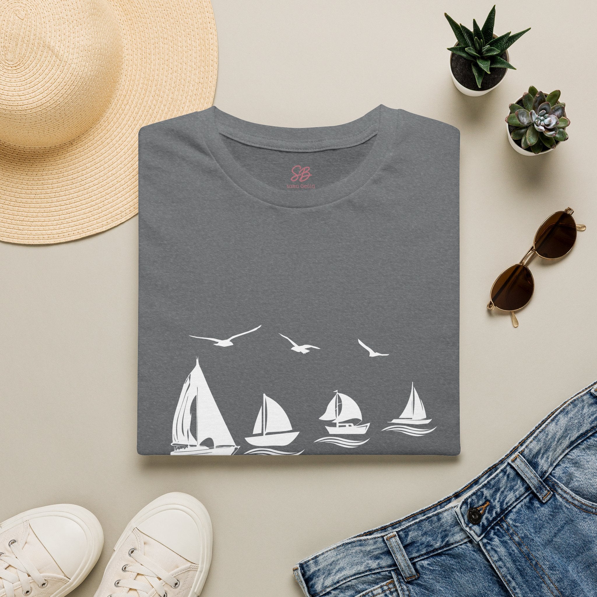 "Life is better with the wind in your sails" - Shirt