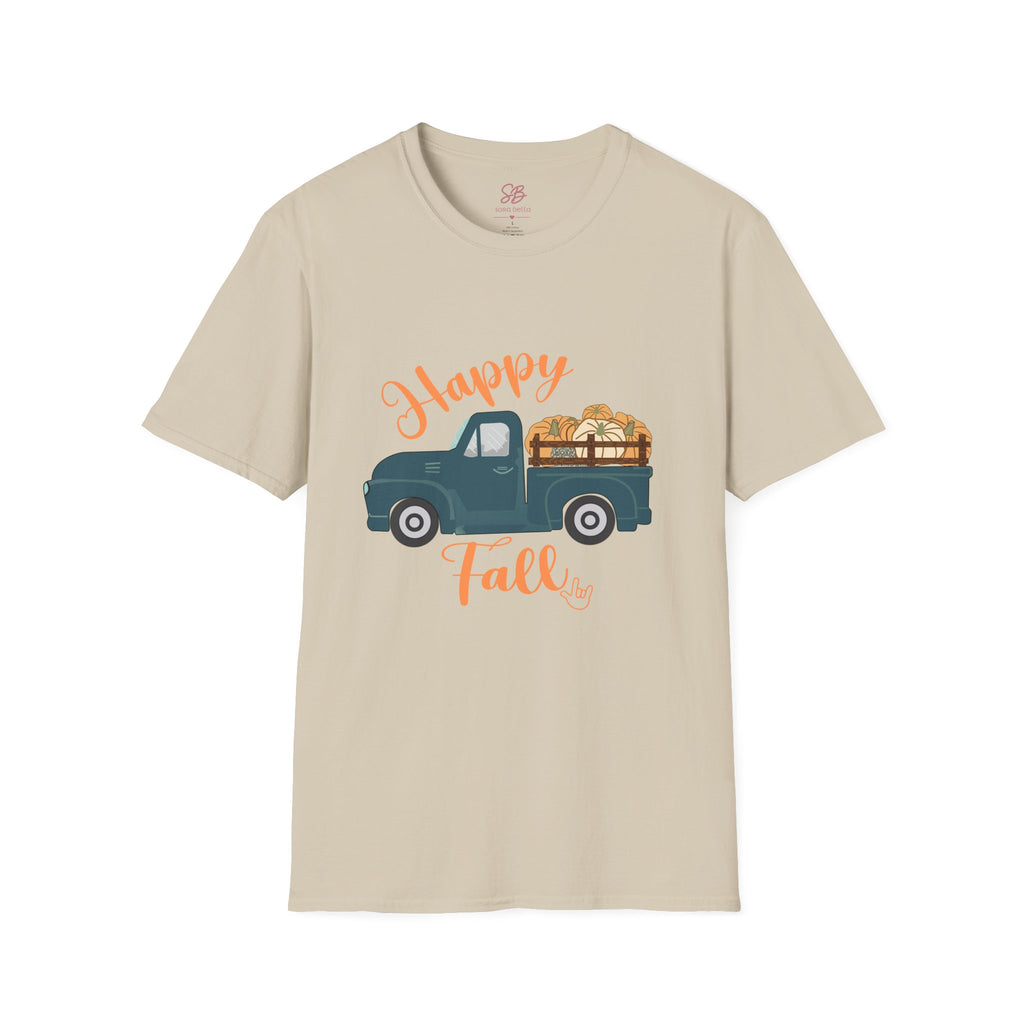 Happy Fall Vintage Truck  - T-Shirt