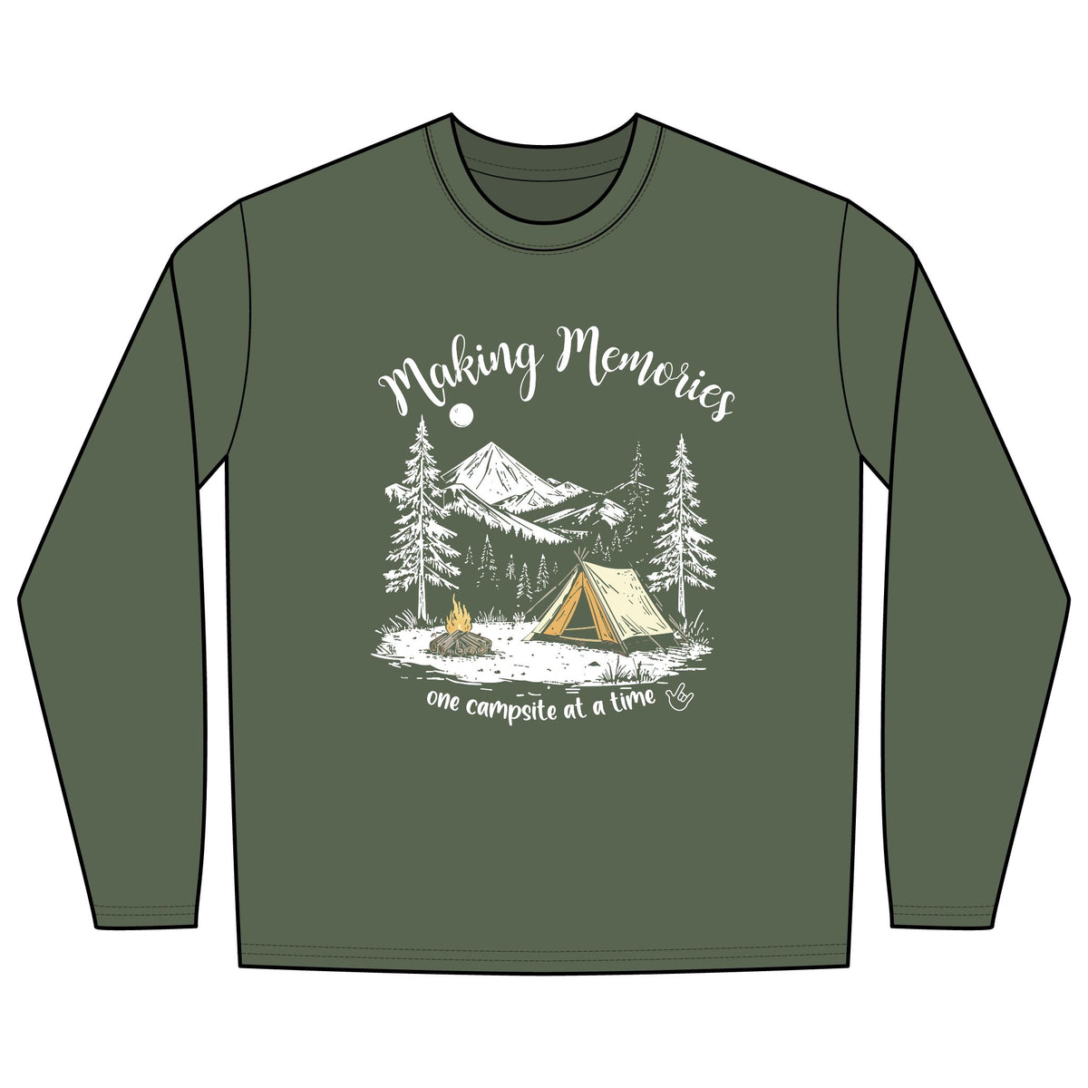 Making Memories Camping - Long Sleeve Shirt