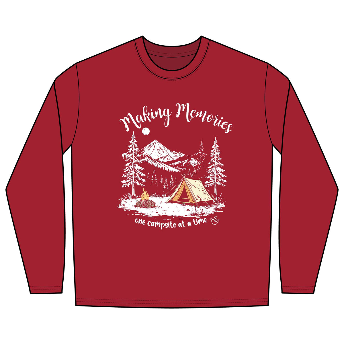 Making Memories Camping - Long Sleeve Shirt