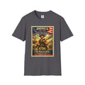 Patriotic Minute Man Vintage Stamp T-Shirt