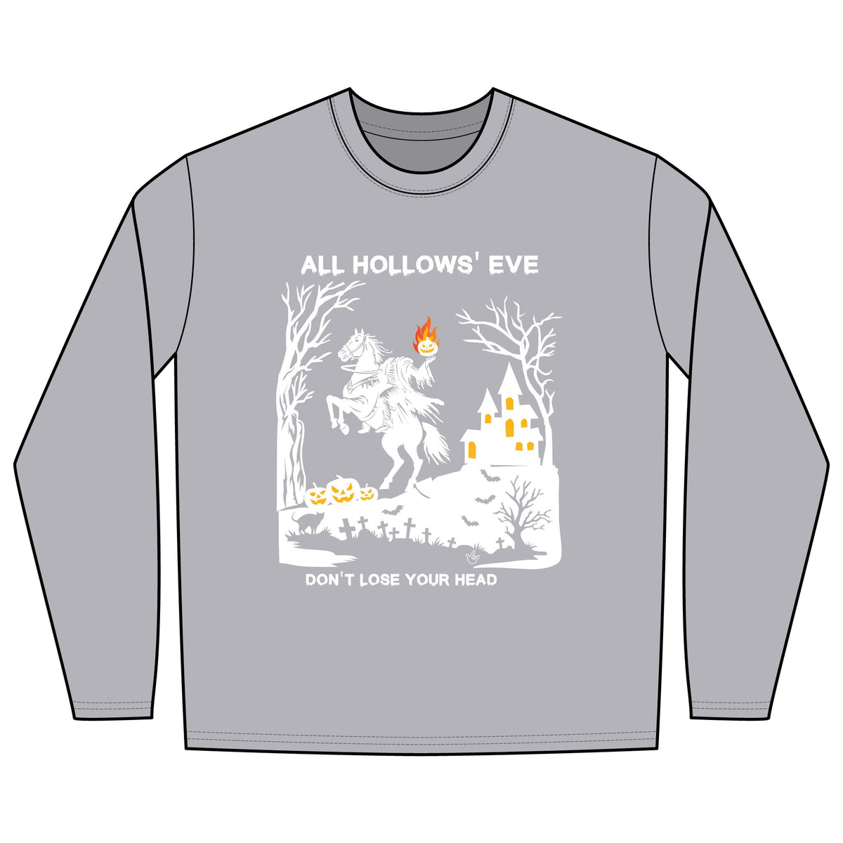 All Hollows' Eve Headless Horseman  - Long Sleeve Shirt