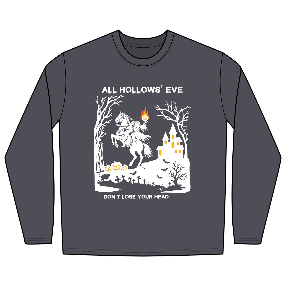 All Hollows' Eve Headless Horseman  - Long Sleeve Shirt