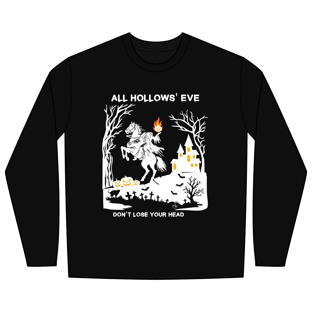 All Hollows' Eve Headless Horseman  - Long Sleeve Shirt