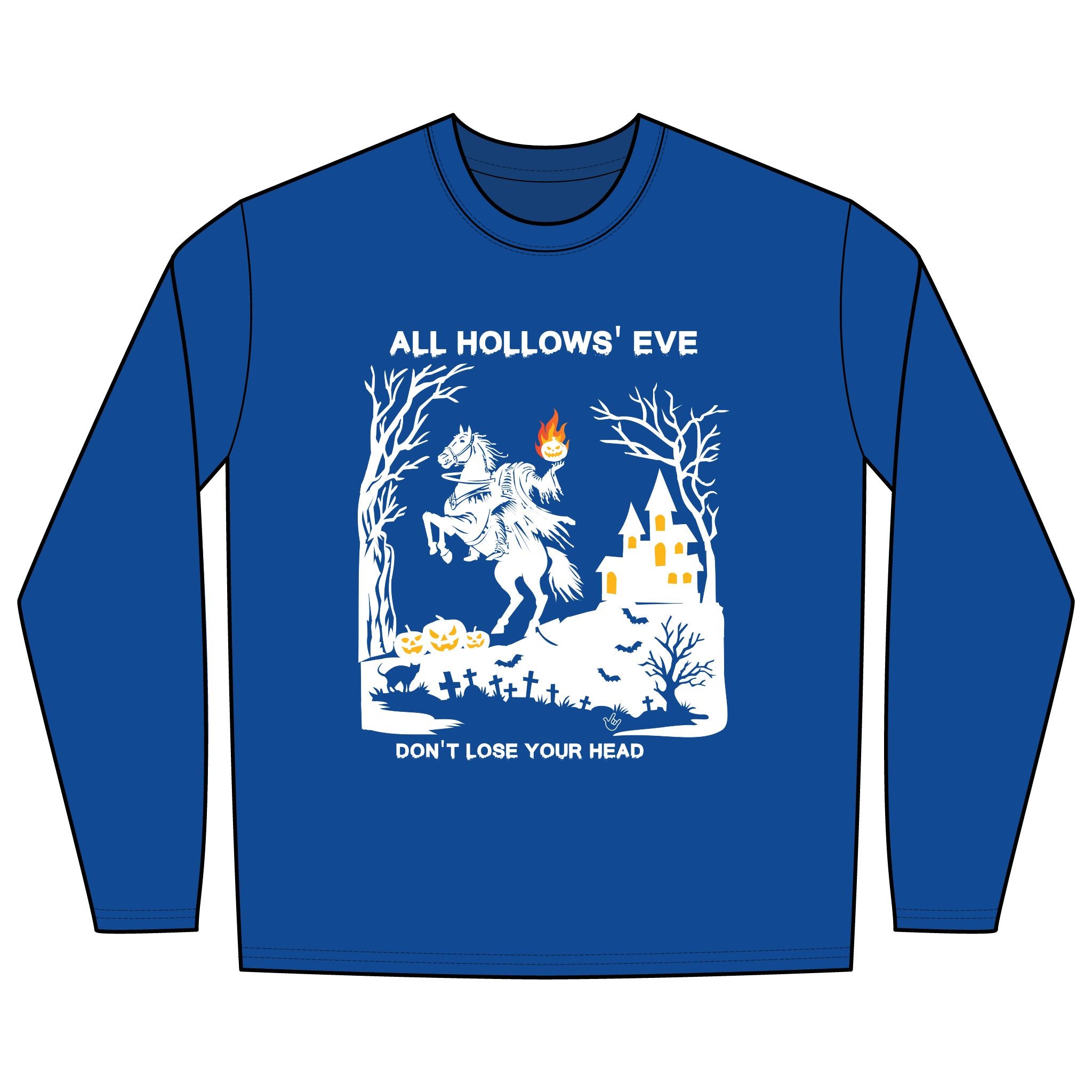 All Hollows' Eve Headless Horseman  - Long Sleeve Shirt