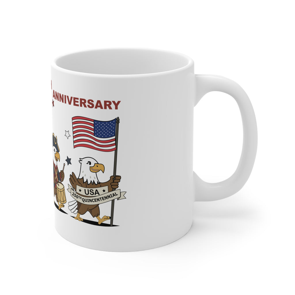 Patriotic Eagles Parade Coffee Mug – 11oz