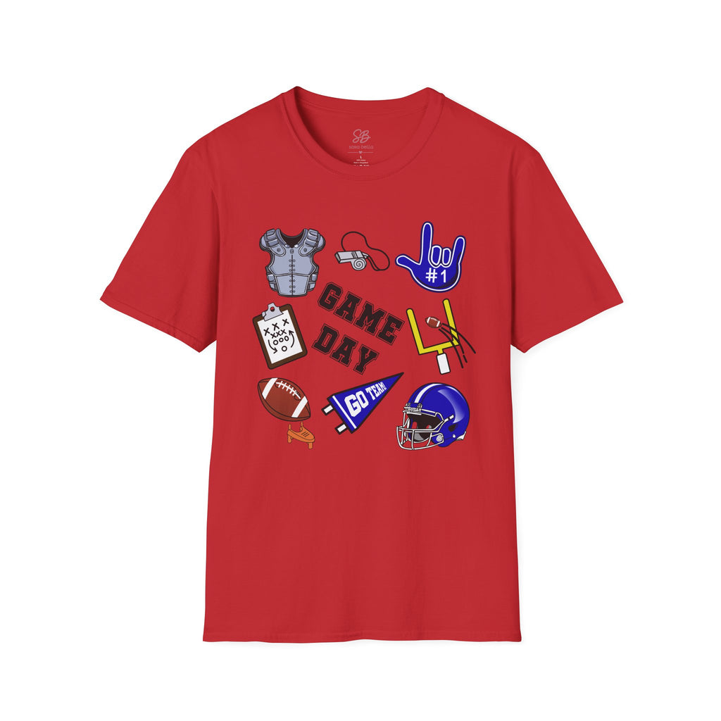 Game Day Football with I Love You ASL  - T-Shirt