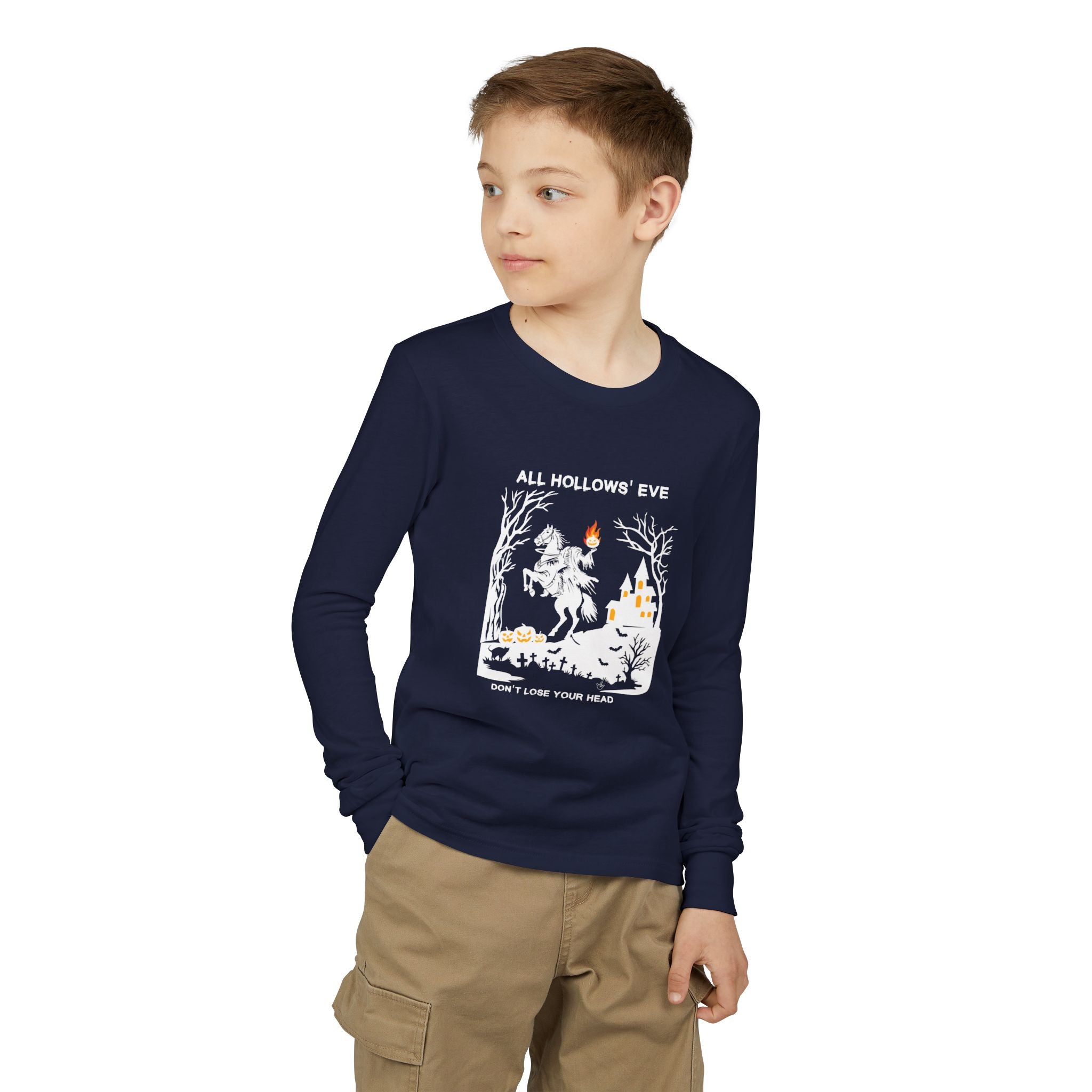 All Hallows' Eve Headless Horseman - Kid Long Sleeve Shirt