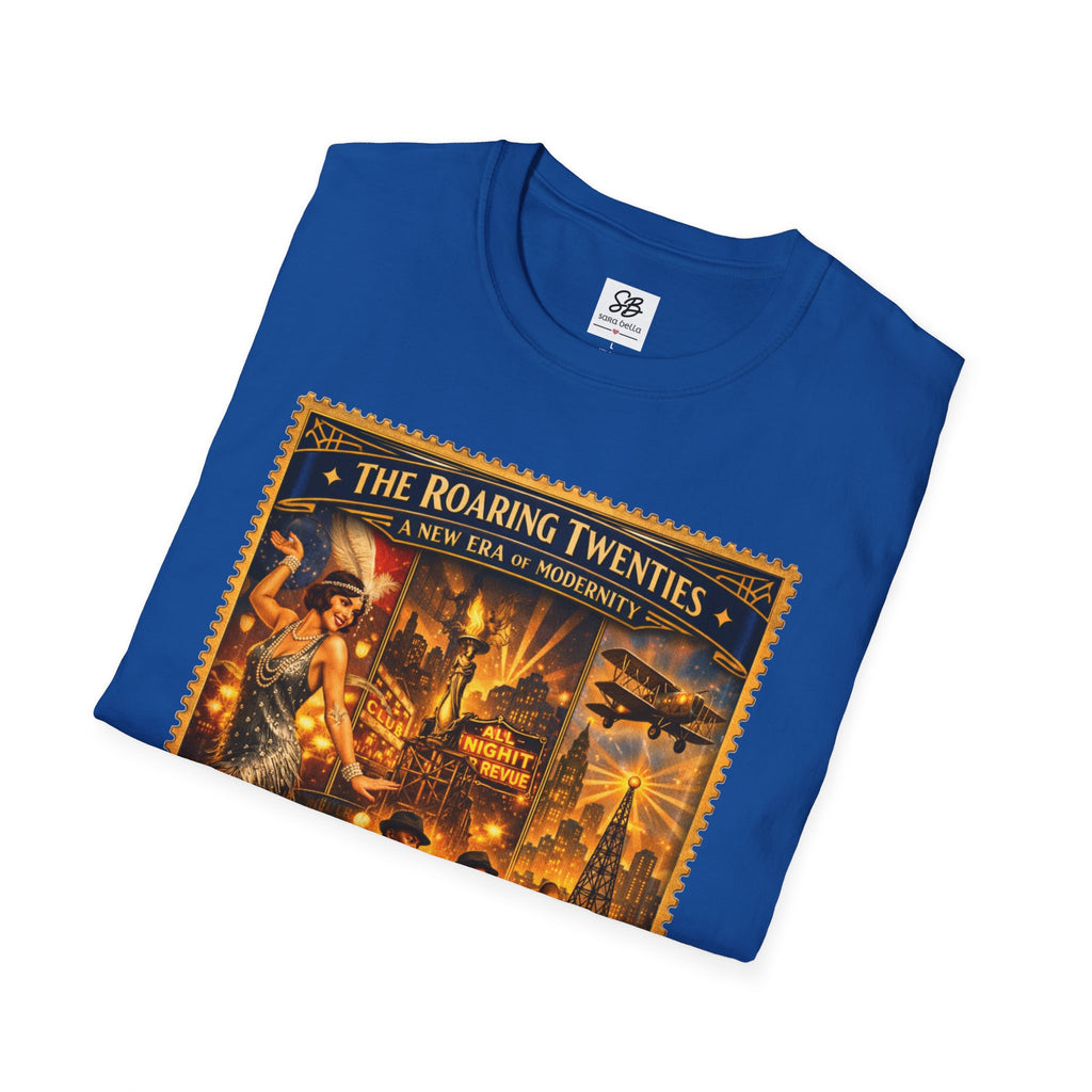 Roaring Twenties Vintage Stamp T-Shirt