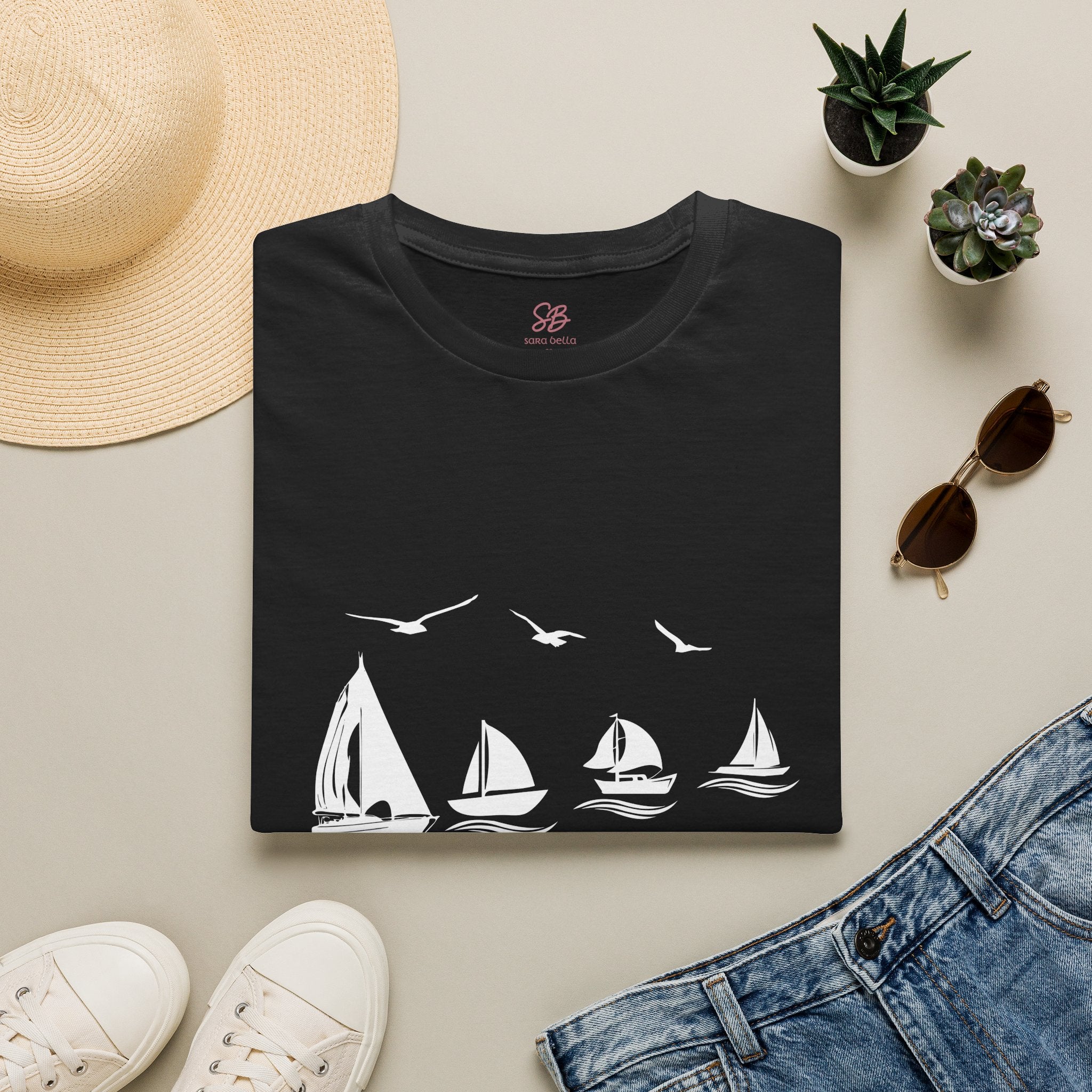 "Life is better with the wind in your sails" - Shirt