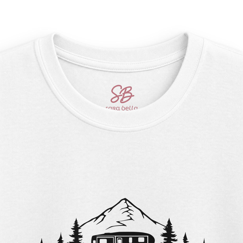 Live Love Camping in ASL (black ink) - Kid Shirt