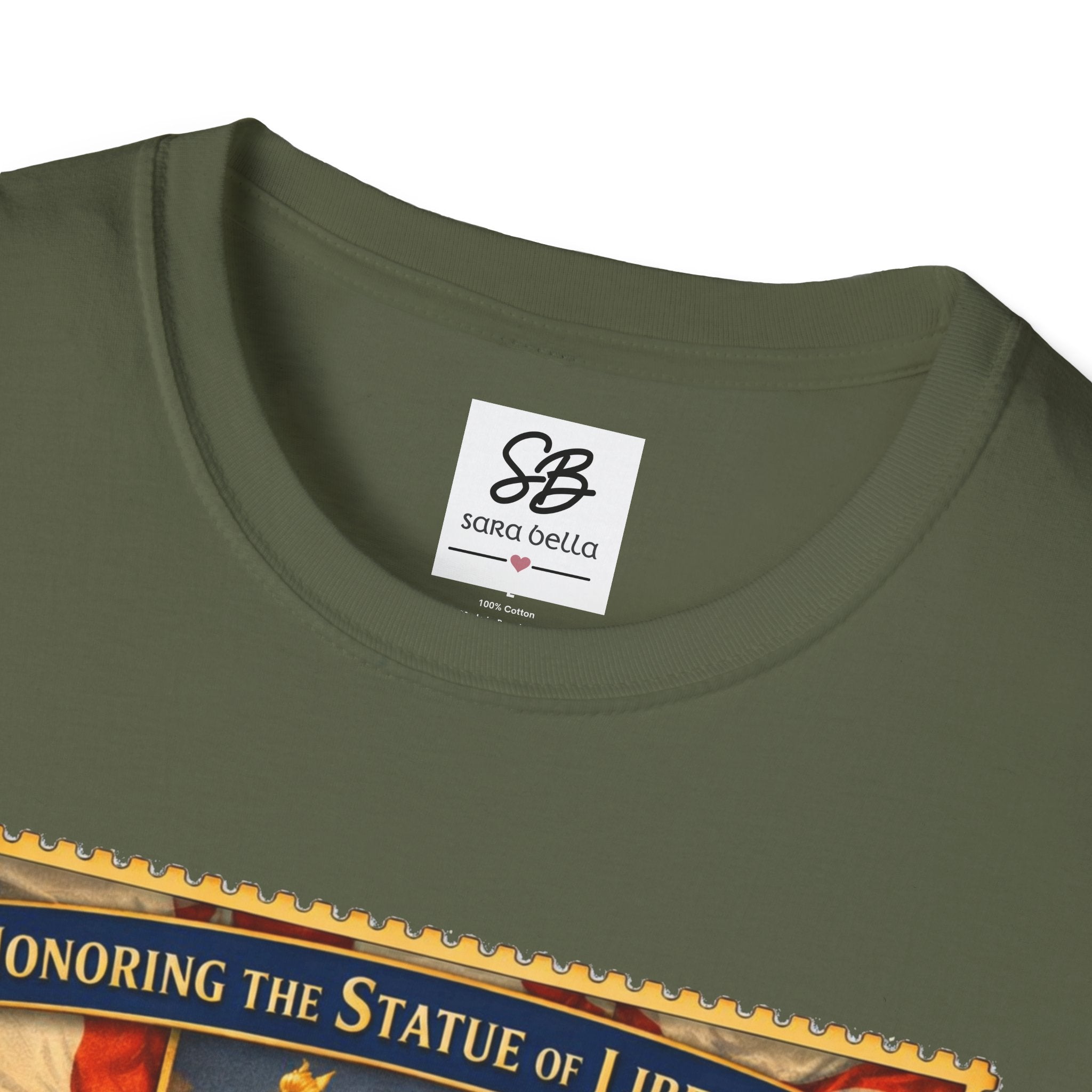Statue of Liberty Tribute Vintage Stamp T-Shirt