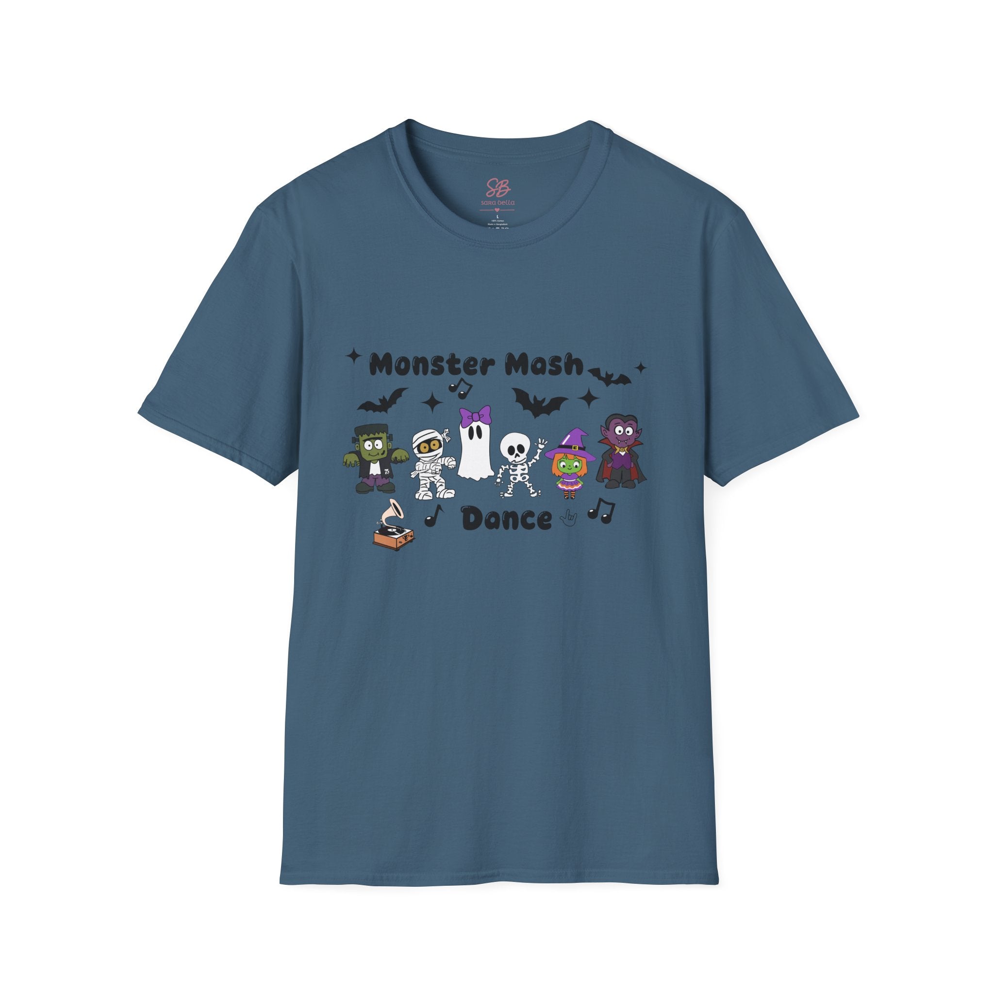 Monster Mash Dance of Halloween Characters Crews -  T-Shirt