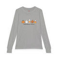 Halloween Vibes with Ghost saying "I Love You" in ASL - Kid Long Sleeve Shirt