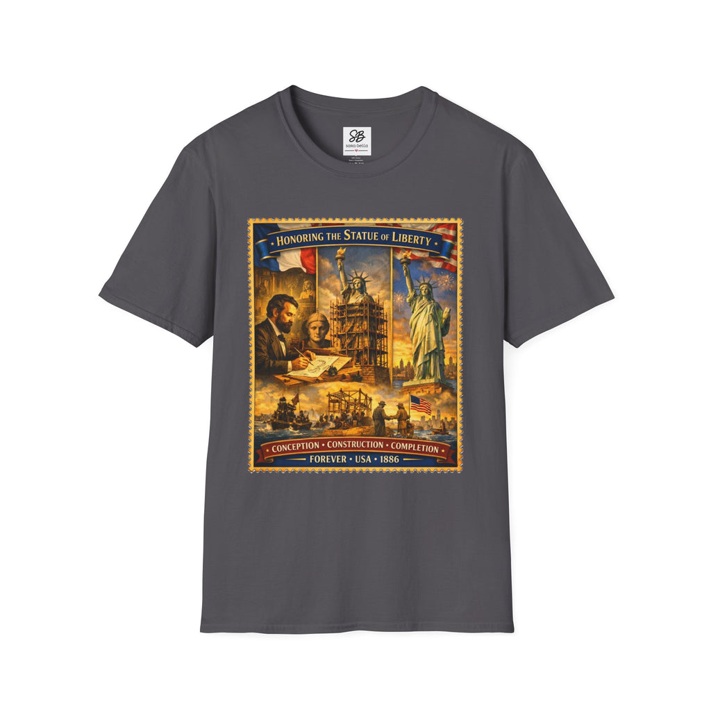 Statue of Liberty Tribute Vintage Stamp T-Shirt