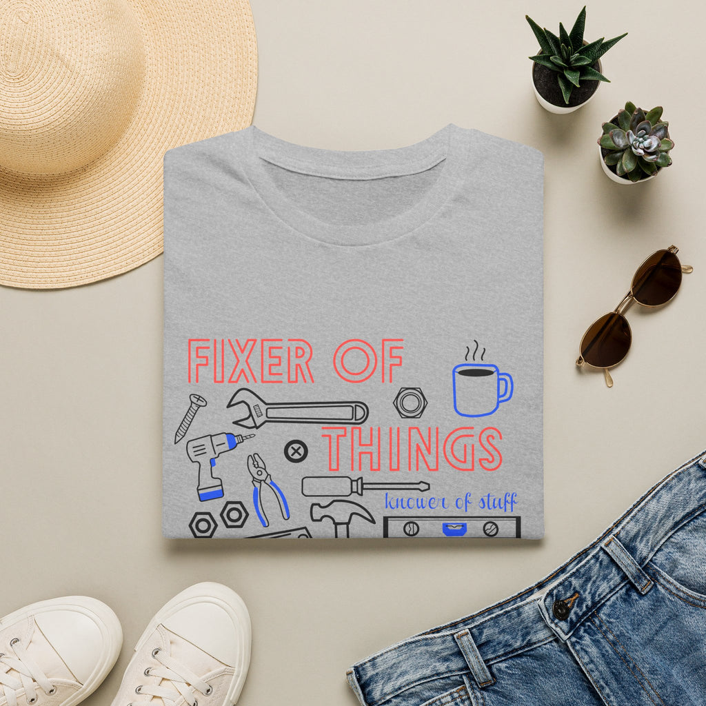 Fixer of Things Knower of Stuff Dad Shirt —  Handy Dad Tool Gift
