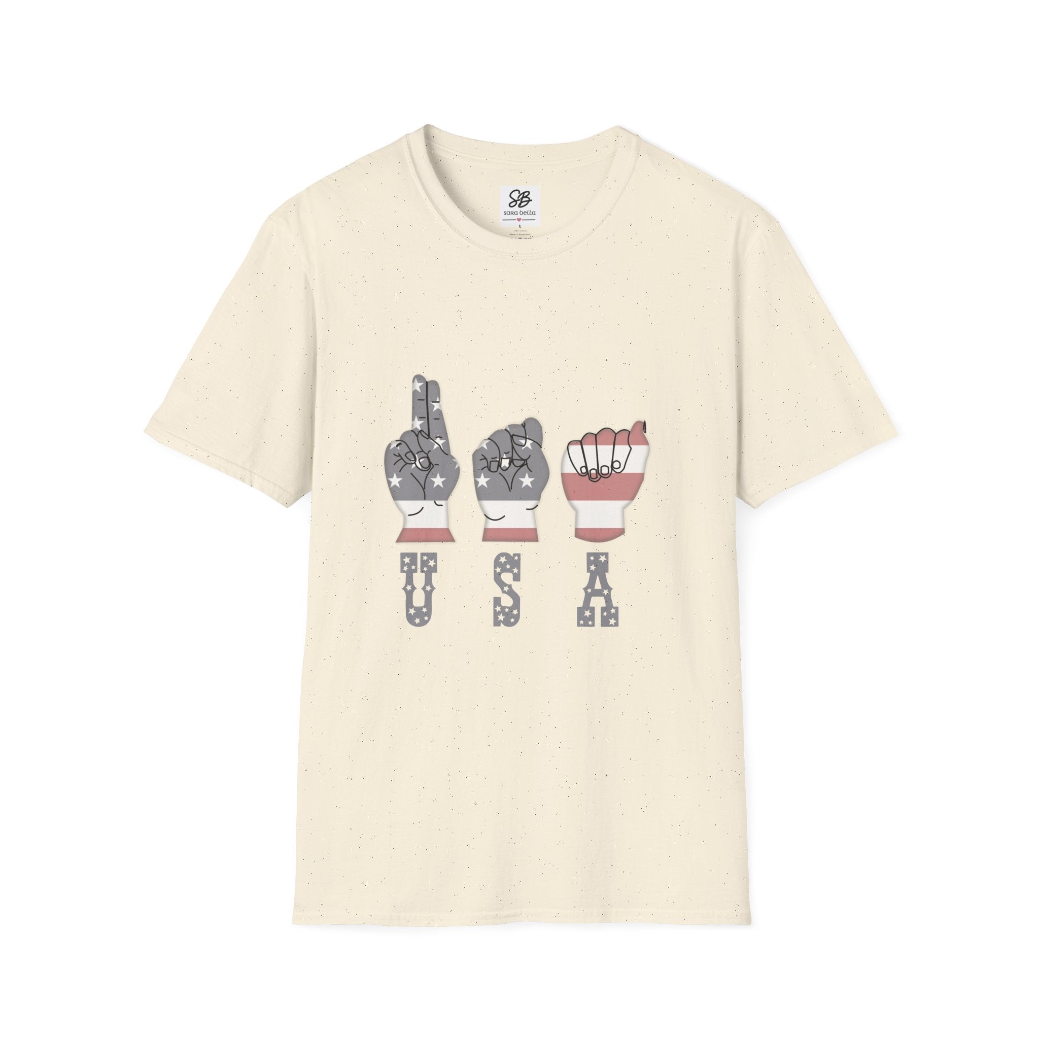 USA  fingers-spelled ASL (American Sign Language)  Shirt