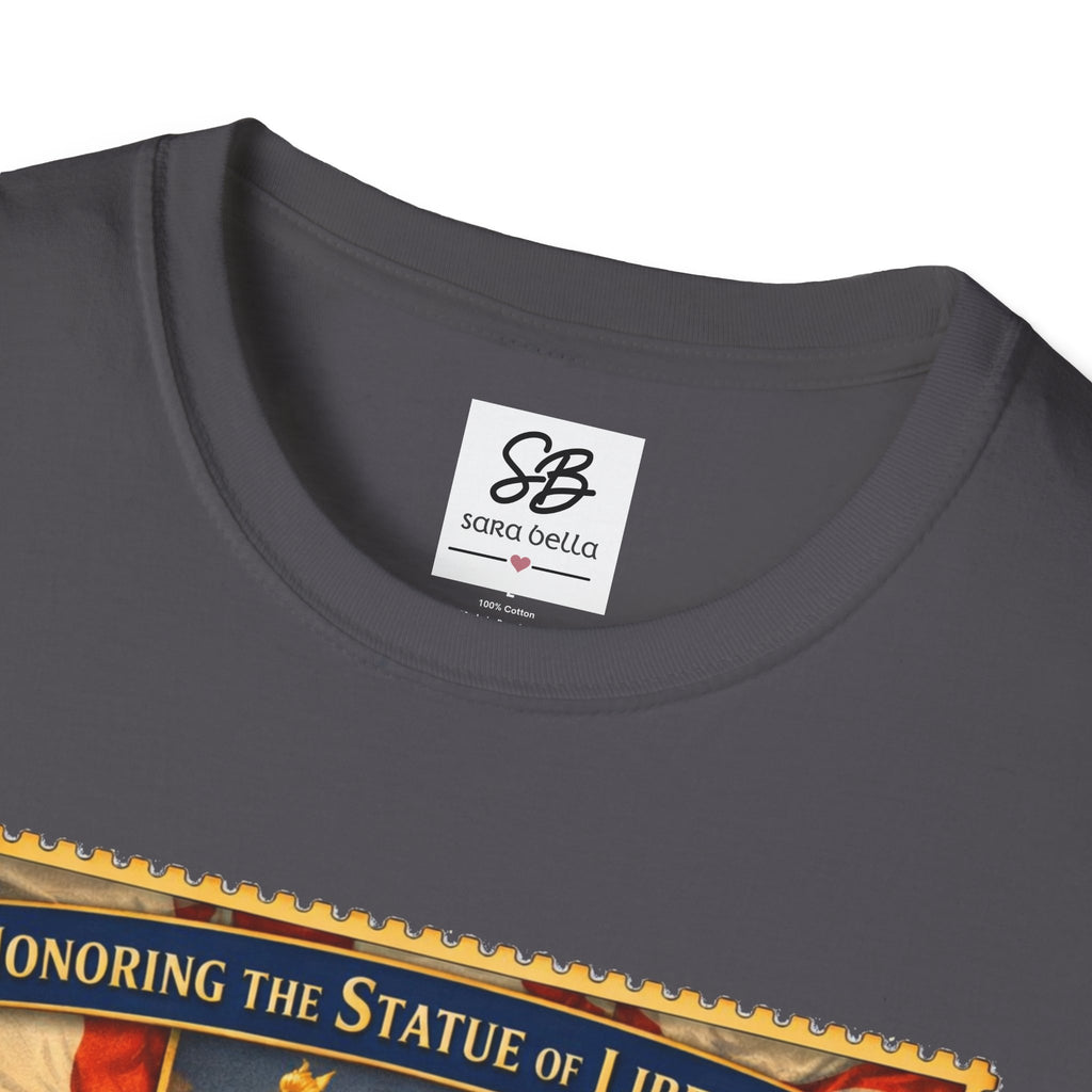 Statue of Liberty Tribute Vintage Stamp T-Shirt