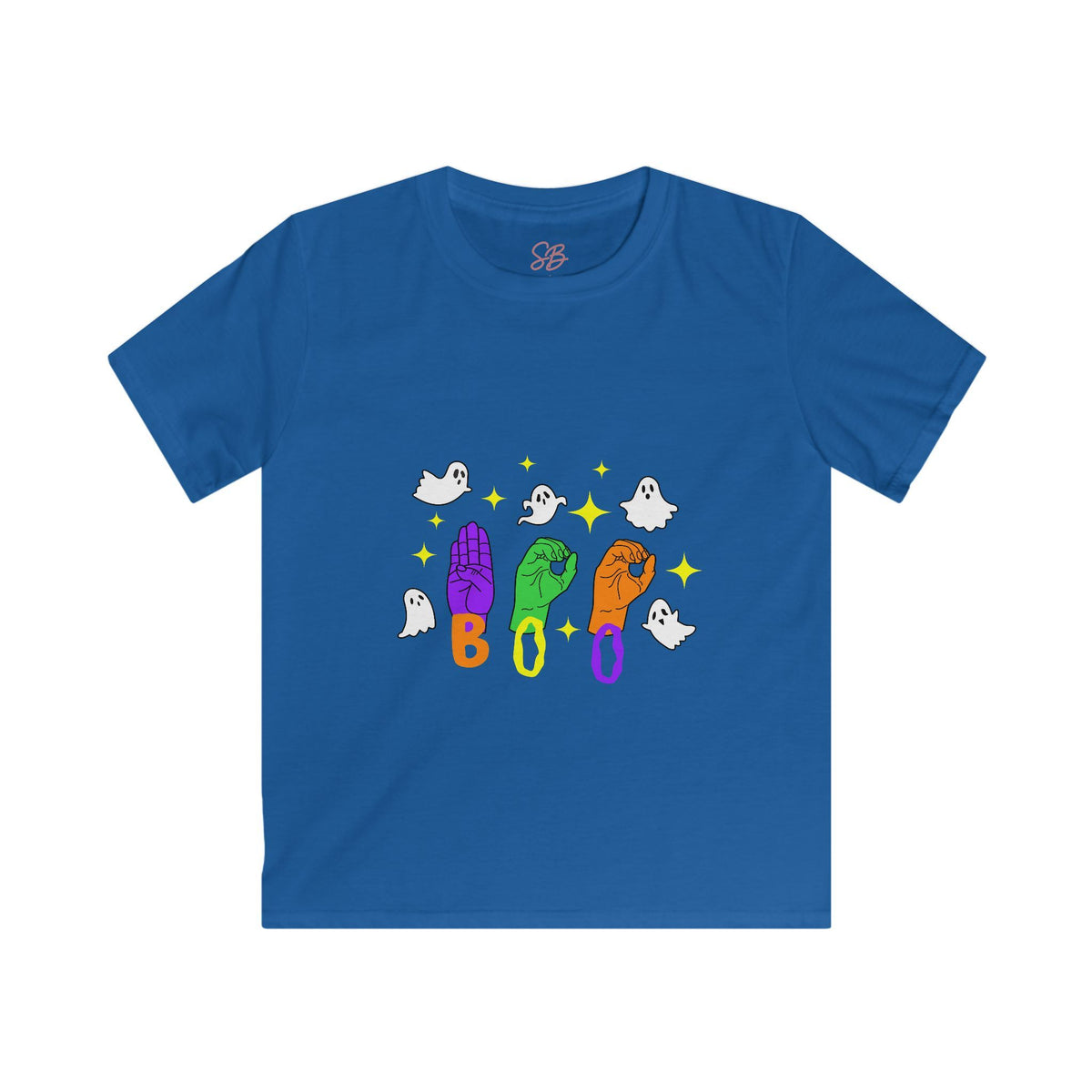 Ghosts "BOO" in ASL - Kid T-Shirt