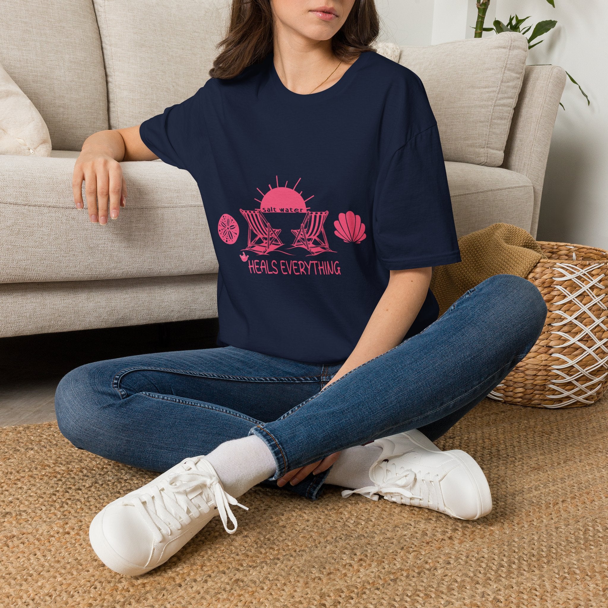"Salt Water Heals Everything" - T-Shirt